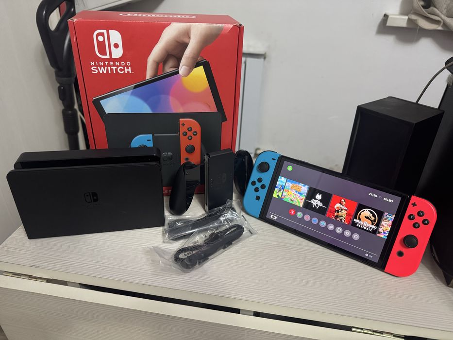 Nintendo Switch Oled (прошитый) 512gb флешка