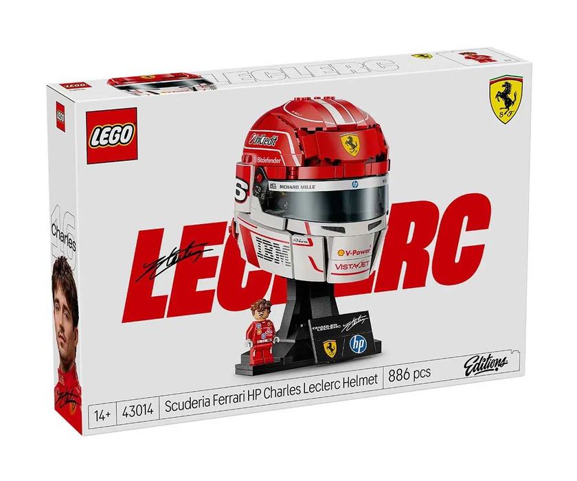 LEGO Каска Scuderia Ferrari Charles Leclerc – F1