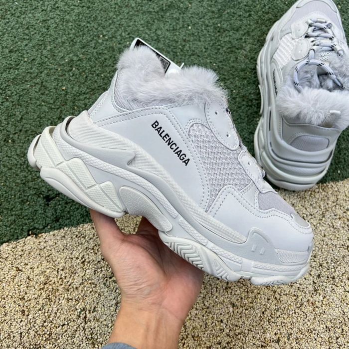 Balenciaga Triple S - Dark Green/Tan/Dark Grey