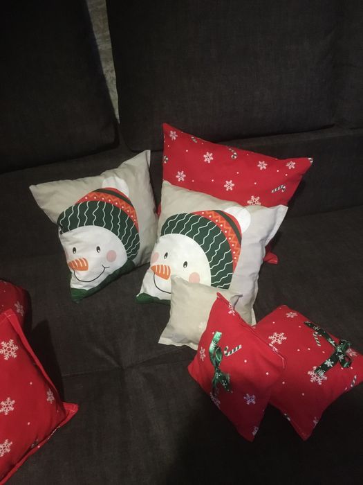 Коледни възглавници и покривки
