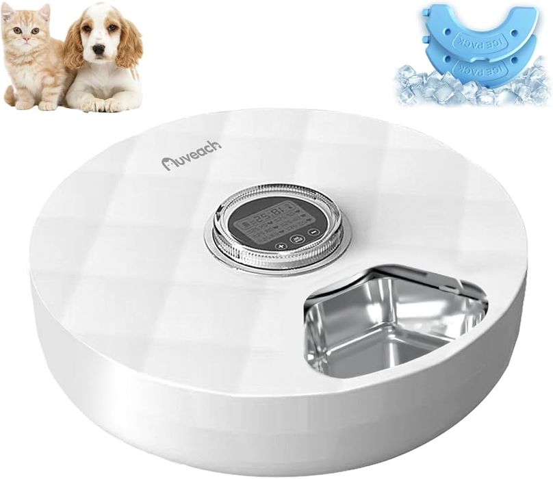 Hrănitor automat pentru pisici Auveach, hrană umedă