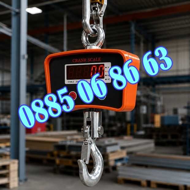 Кранова везна до 1000 кг с LCD дисплей