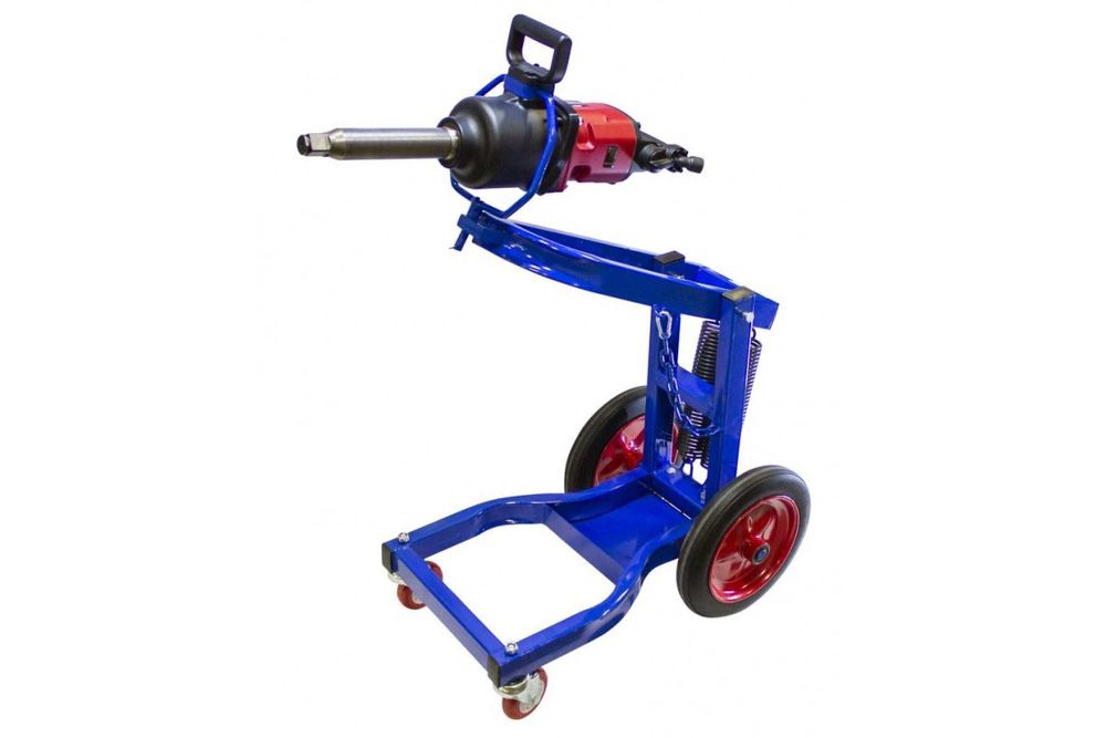 Тележка-держатель для ударного гайковерта на 4х колесах max нагрузка50