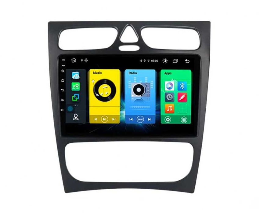 Мултимедия Android CarPlay за Mercedes-Benz W203 W209 W210 + Камера