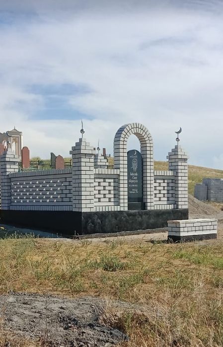 Строим мазары. Облицовка домов