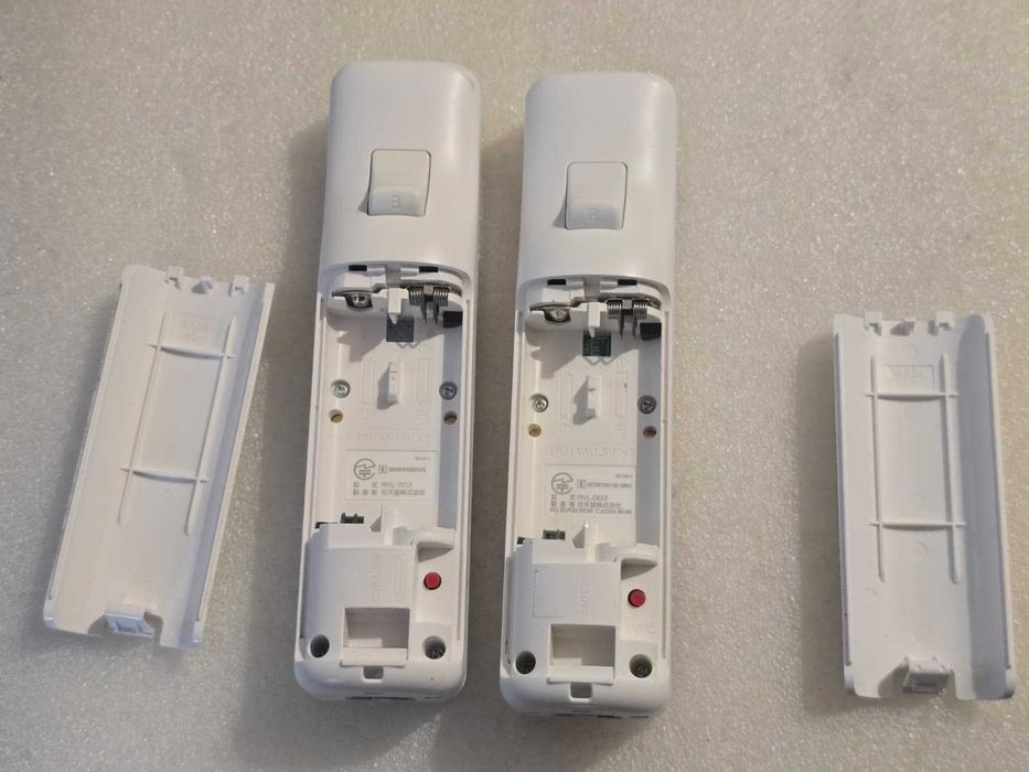 Kit Controller originale Nintendo Wii RVL-003, alb - poze reale
