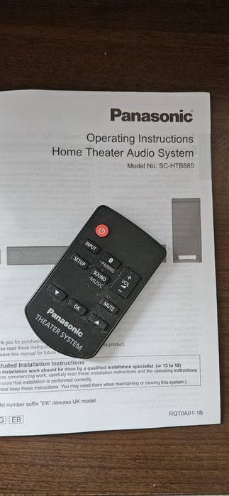 Soundbar Panasonic HTB885