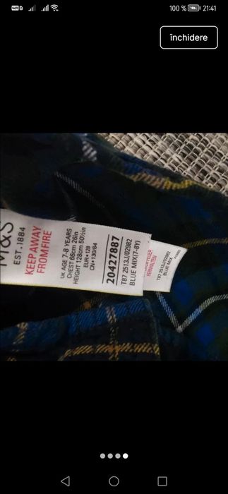 Mark & Spencer cămașă băieți