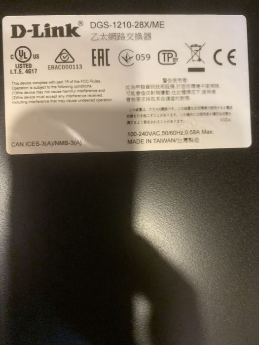 Коммутатор D-Link DGS-1210-28X/ME