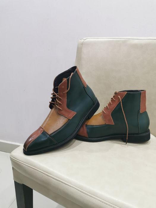 Pantofi ghete piele naturală 42