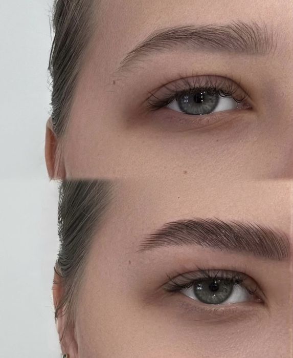 Маникюр, макияж, брови.