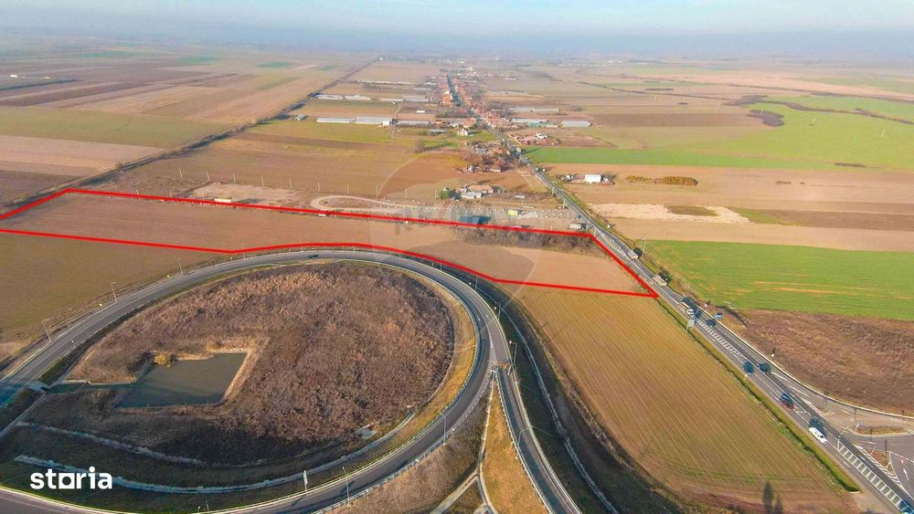 Teren 27.093mp de vânzare în Biharia / Șoseaua E671, Nod Rutier A3