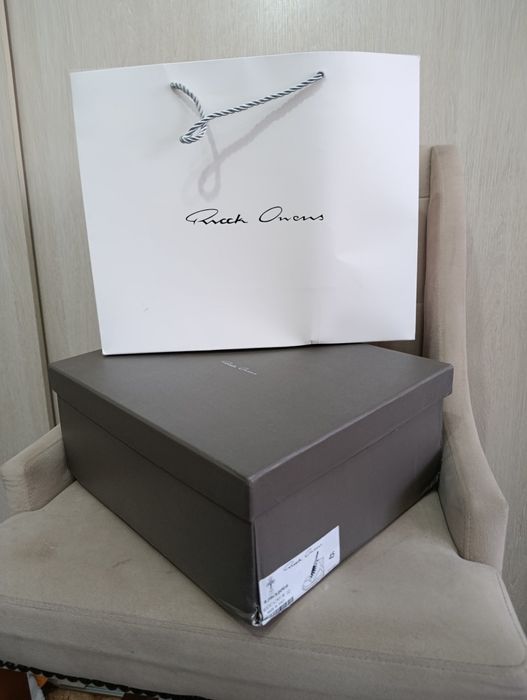 Ботинки Rick owens Geobasket x chrome hearts