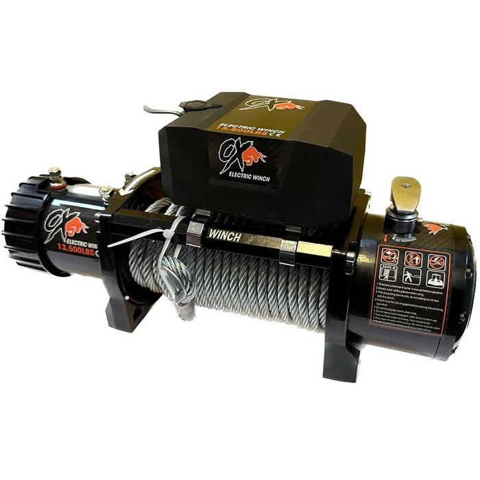 Troliu Electric 13.500 LBS 12V – Cablu Oțel Rezistent, Wireless