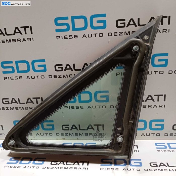 Geam Sticla Fix de pe Aripa Caroserie Dreapta Fata Volkswagen Touran 1T1 1T2 2003 - 2010 Cod 1T0845412 [2618]