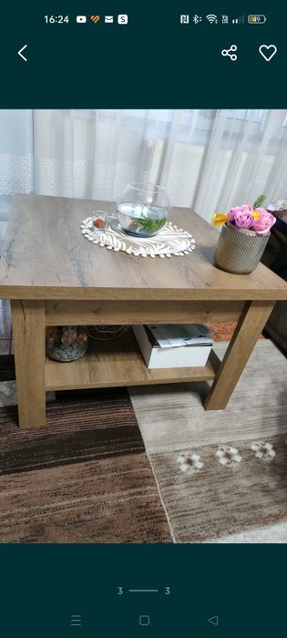 Masa de sufragerie cu 2 sertare