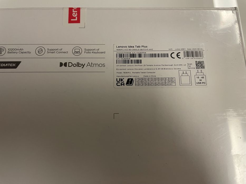 Lenovo Idea Tab Plus grey 8/256gb sigilat