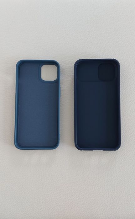 Husa iPhone 13 14 noua , culoarea albastra