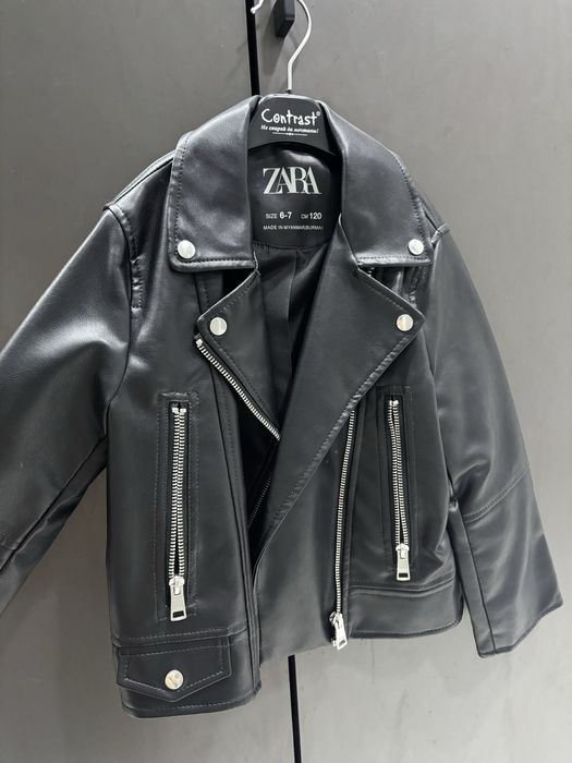 Детско яке от еко кожа Zara