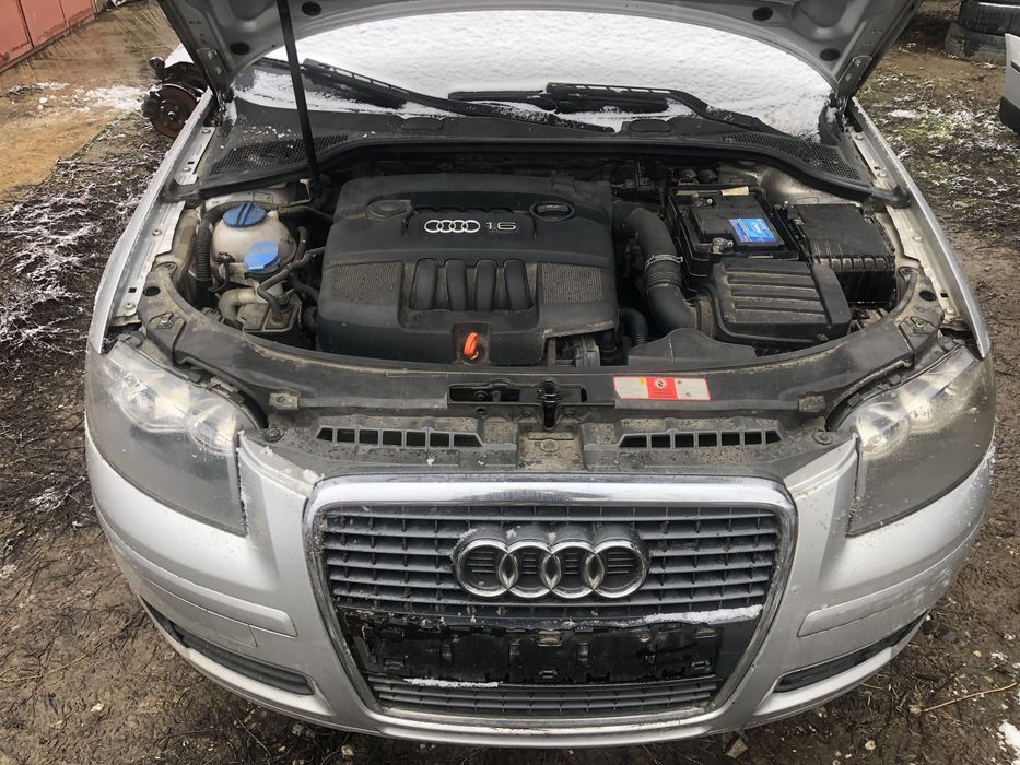 Usa Portiera Audi a3 8p 1.6 mpi BSE stangai dreapta 2007 LY7W COD