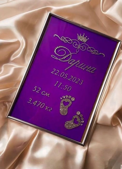 Метрики из страз. Инкрустация стразами