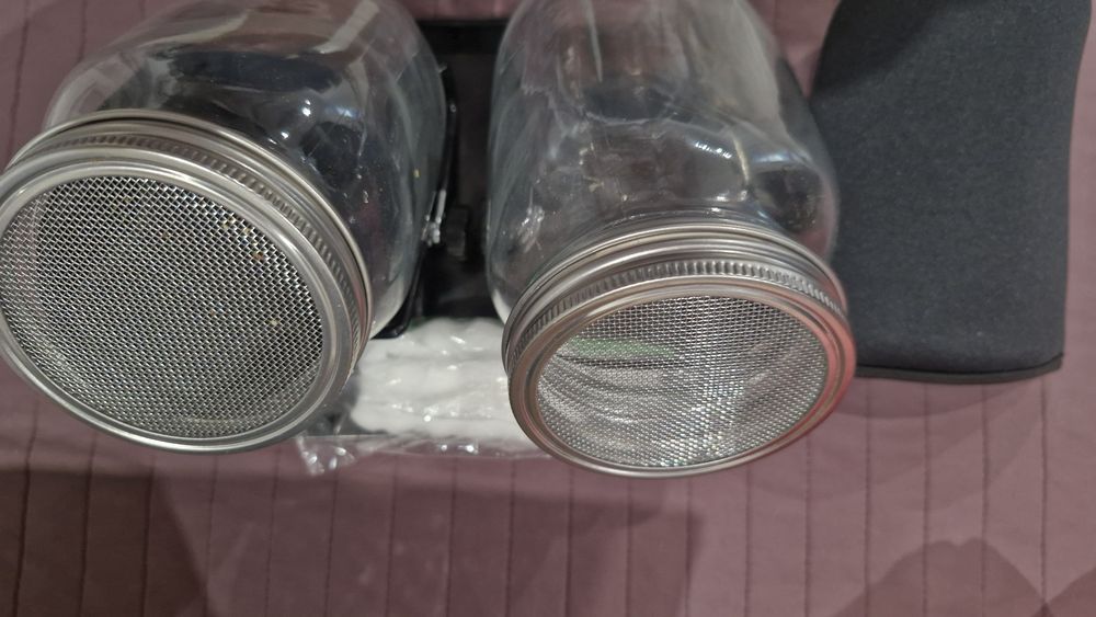 Комплект за покълване на семена и кълнове (Sprouting Kit) с буркани и стойки