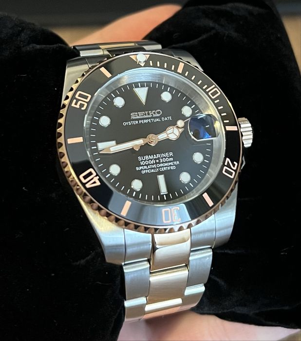 Часовник Seiko Submariner Mod