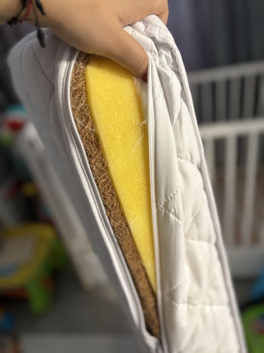 Saltea cu husa detasabila din microfibra Nichiduta Cocos Comfort