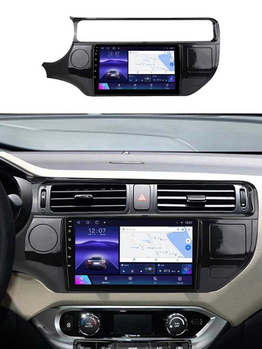 Navigatie Android 14 KIA Rio 2011- 2017 1/8 Gb Waze CarPlay + CAMERA