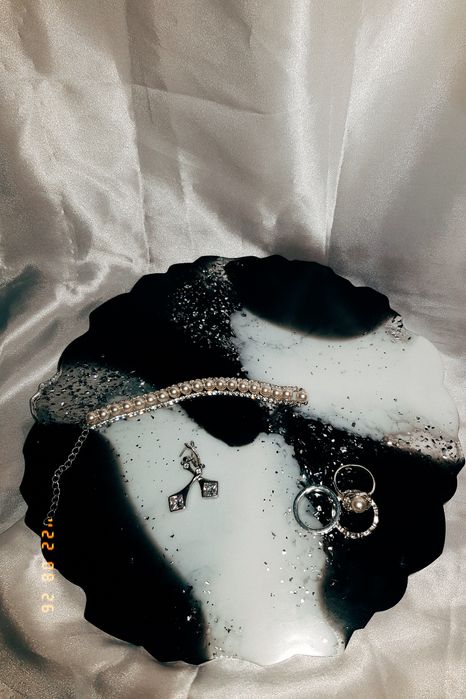 Поднос из эпоксидной смолы