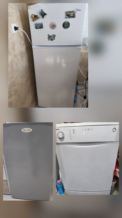 Продавам  хладилник 2бр. и 1 съдомиялна