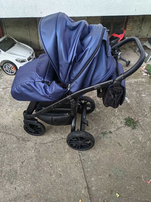 Бебешка количка 3 в 1 Tutek Grander VX Eco - цвят Metalic Blue