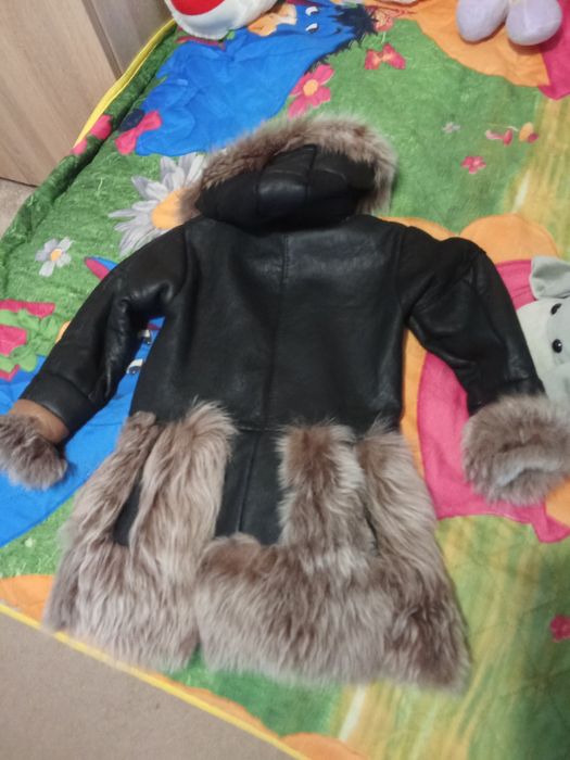 Детски кожух естествена кожа