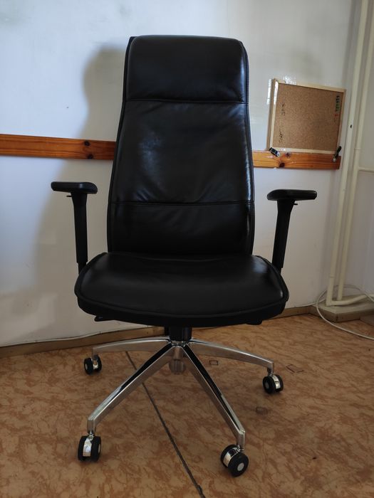 Ергономичен офис стол ChairPro VERONA - естествена кожа,