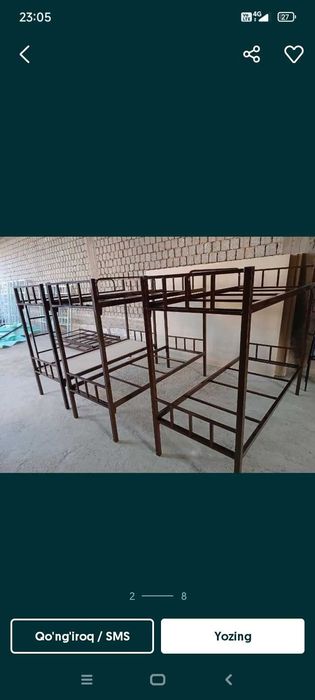 24 г.
Темир карават сотамиз ва заказлар кабул киламиз Дастафка бор

7