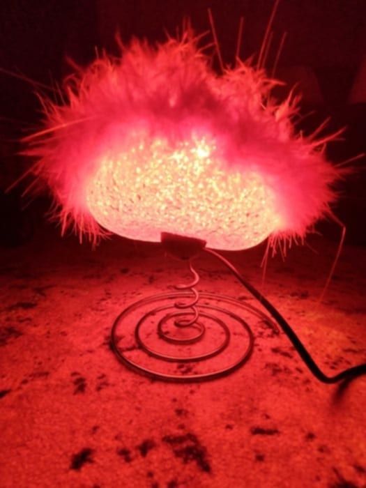 Нощна лампа сърце