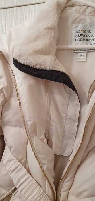 Дамско зимно яке Bershka - пух и пера