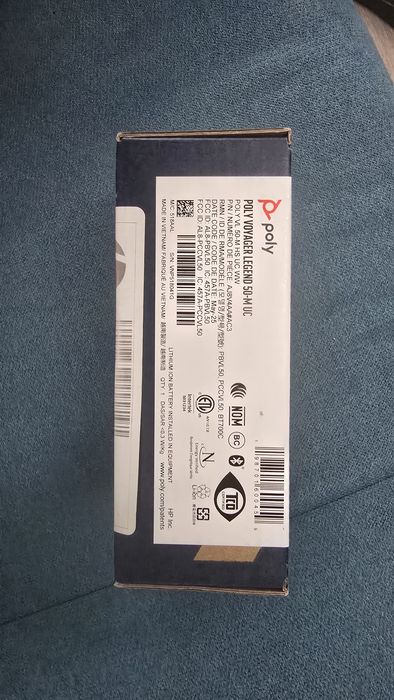 Casca HP Poly Voyager Legend 50-M  UC, anulare zgomot, incarcare wireless, comenzi inteligente, butoane control, Docking
