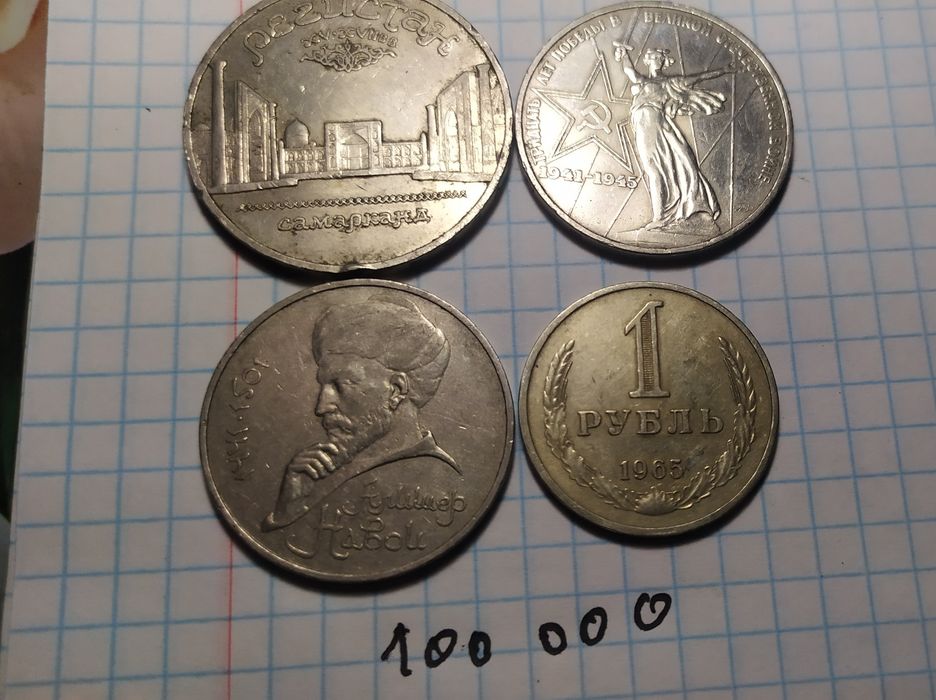 Монети ссср.юбилейние