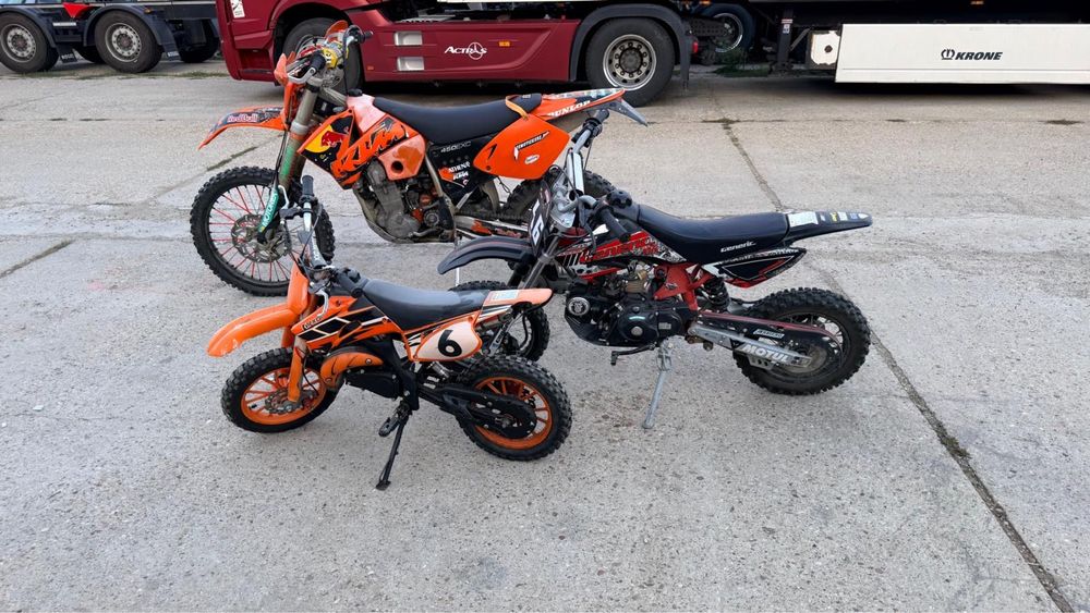 Ktm exc 450 cu acte italia cross generic 125 si pocket copii 49