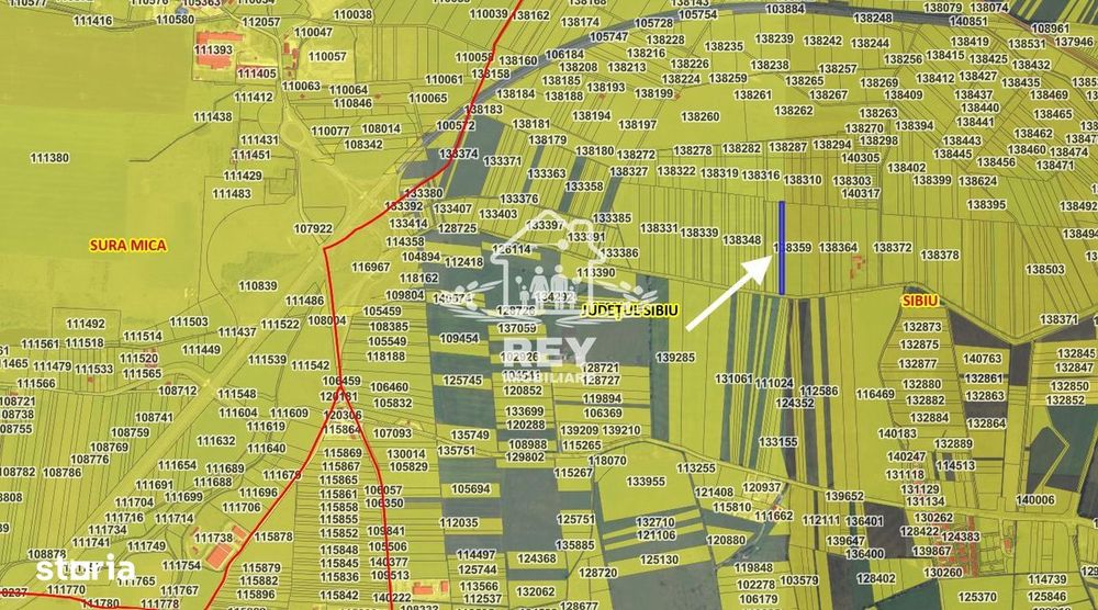 Teren 4900 mp extravilan de vânzare zona Calea Șurii Mici