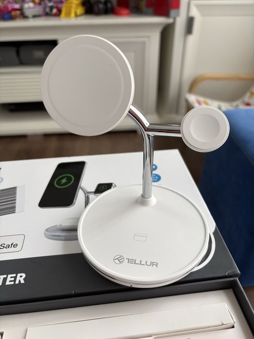 Statie incarcare Magsafe TELLUR 3 in 1 wireless (nou nefolosit)