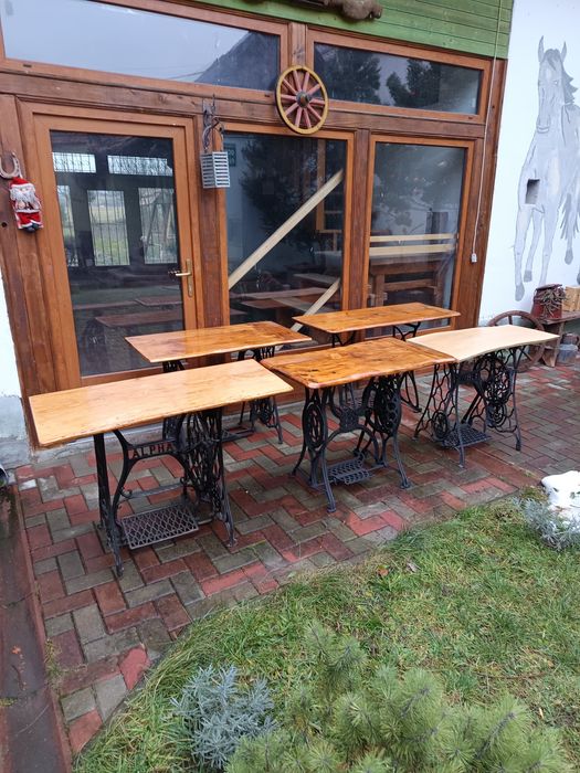 Masa bistro , cafenea din mașini de cusut