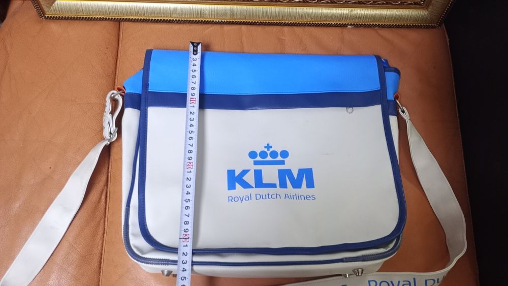 Винтажная  сумка  клм персонала авиакомпании