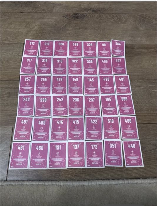 Cartonase UCL 2025-2026 Topps