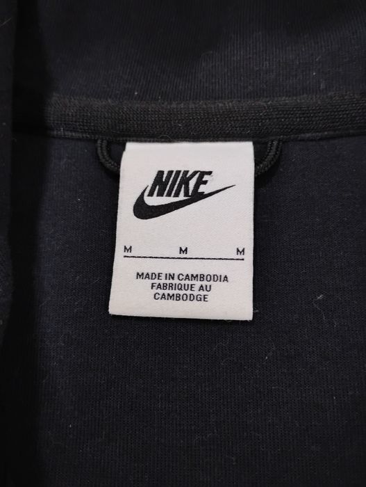 Nike Tech Sportswear Softshell Fleece Overlay Full-Zip Men's Jacket Black/Bleumarin