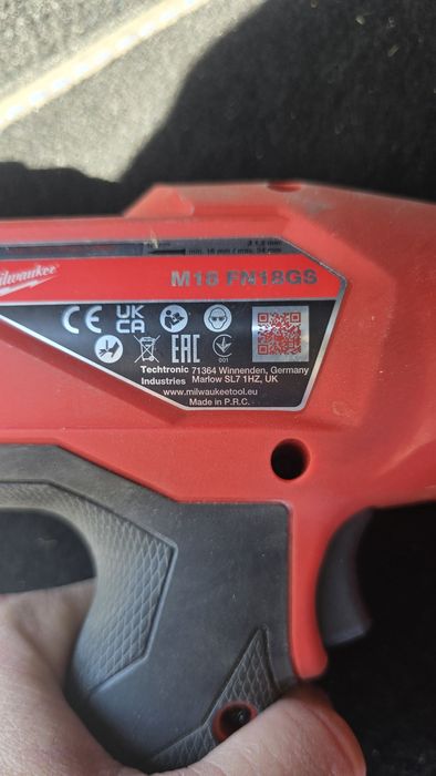 Milwaukee m18 FN18GS  pistol ... john deere
