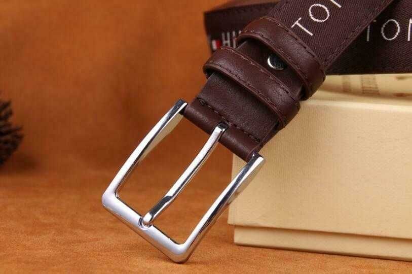 Curea negru/maro Tommy Hilfiger. Marime M. Noua ambalata!