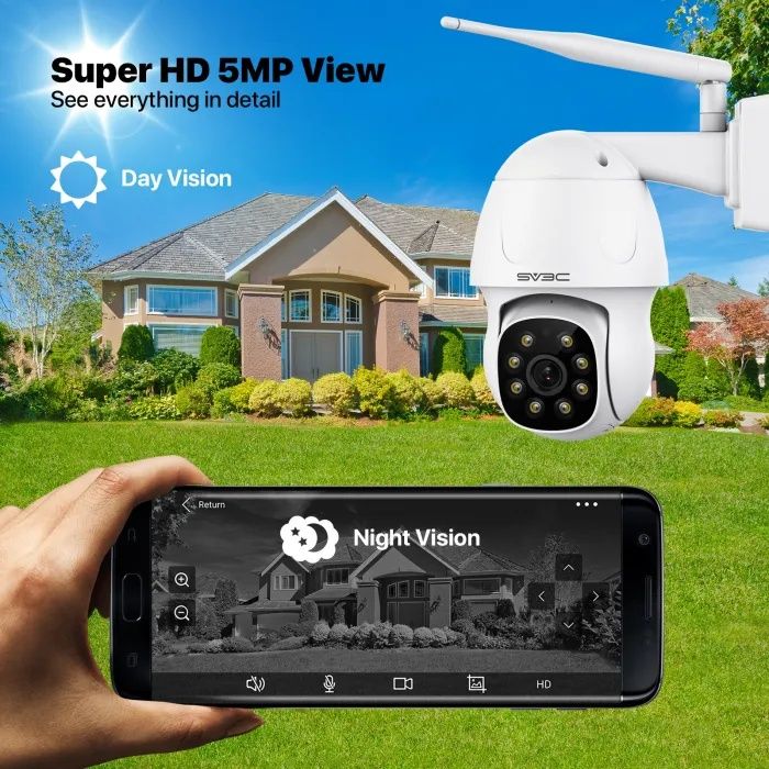 Camera supraveghere Wireless 5 MP exterior - produs nou