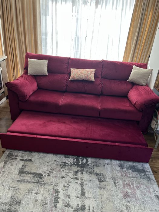 Canapea extensibila tetiere si sezut flexibile